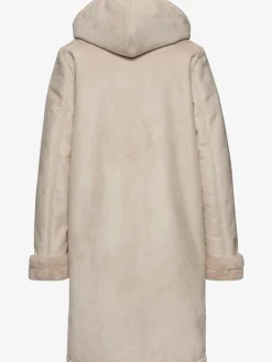 Buffalo Manteaux|Vestes<Manteau en imitation cuir manteau avec capuche doublée