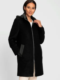 Rick Cardona Manteaux|Vestes<Manteau en laine qualité bouclé hivernale