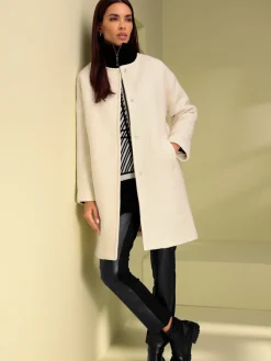 Rick Cardona Manteaux|Vestes<Manteau en laine tissu structuré de qualité