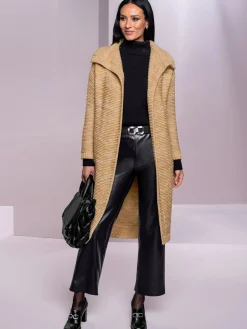 Rick Cardona Manteaux|Gilets Et Cardigans<Manteau en tricot grosses mailles tendance