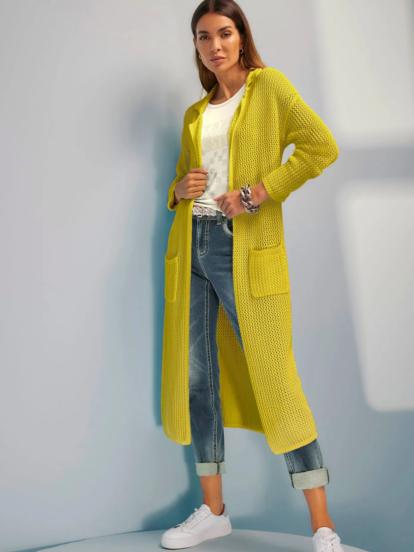 Rick Cardona Manteaux<Manteau en tricot joli motif ajouré