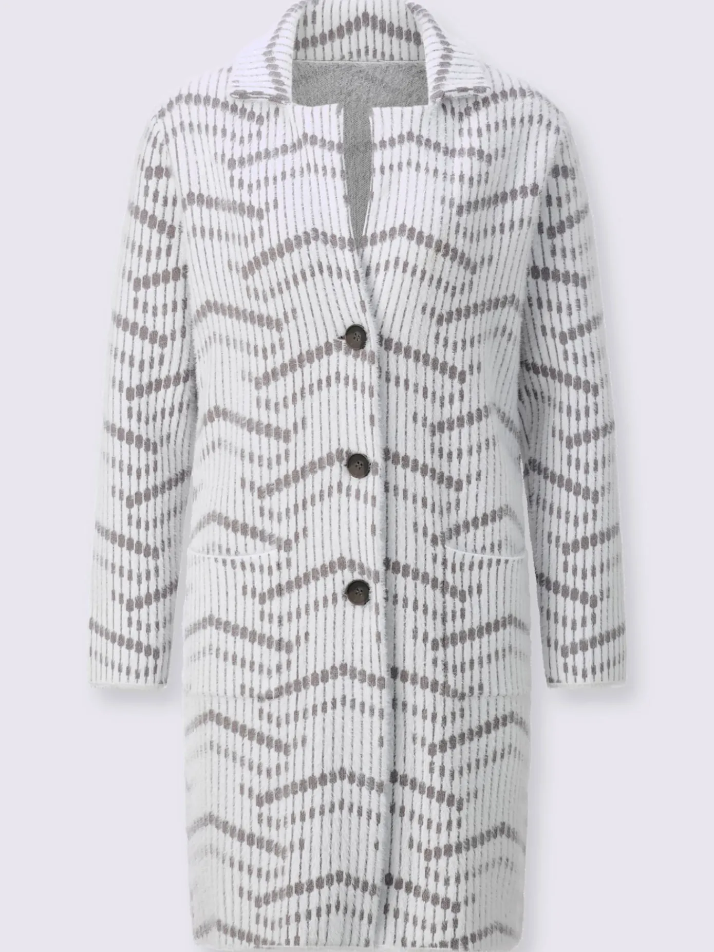 Creation L Manteaux|Gilets Et Cardigans<Manteau en tricot mélange de viscose doux