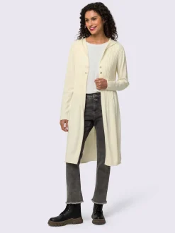 Linea Tesini Manteaux|Gilets Et Cardigans<Manteau en tricot pull tendance en mélange de cotons doux