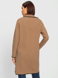 Rick Cardona Manteaux|Gilets Et Cardigans<Manteau en tricot superbes coutures contrastées