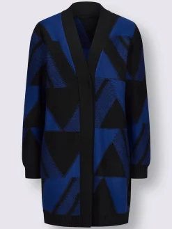 Manteaux|Gilets Et Cardigans<Manteau en tricot tricot jacquard de qualité