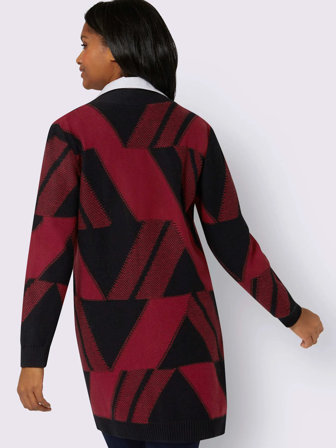 Manteaux<Manteau en tricot tricot jacquard de qualité