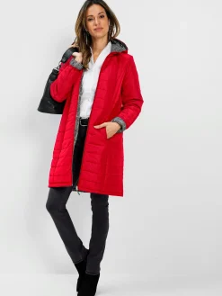 Creation L Manteaux|Vestes<Manteau matelassé à capuche