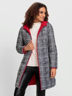 Creation L Manteaux|Vestes<Manteau matelassé à capuche