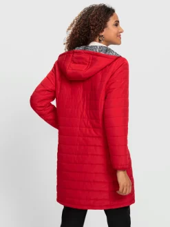 Creation L Manteaux|Vestes<Manteau matelassé à capuche