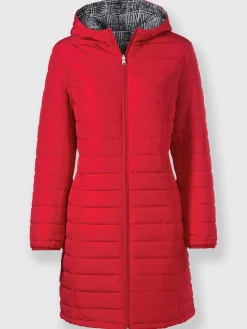 Creation L Manteaux|Vestes<Manteau matelassé à capuche