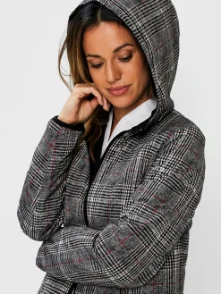 Creation L Manteaux|Vestes<Manteau matelassé à capuche