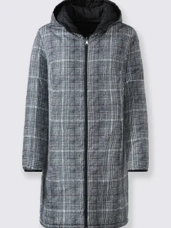 Creation L Manteaux|Vestes<Manteau matelassé à capuche