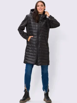 Mandarin Manteaux|Vestes<Manteau matelassé motif matelassé