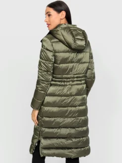 Rick Cardona Manteaux|Vestes<Manteau matelassé velours élastique brillant dans la capuche