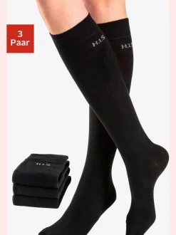 H.I.S Bas Et Collants<Mi-bas sans bords-côtes irritants