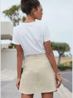 LASCANA Jupes<Mini-jupe look tendance avec laçage décoratif