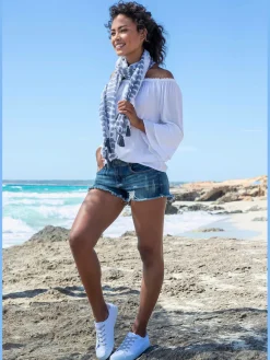 Buffalo Shorts Et Bermudas|Mode De Plage<Mini-short en jean effets usés tendance