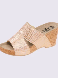 Mules|Pantoufles<Mules dessus cuir véritable