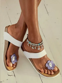 LASCANA Mules<Mules fermeture auto-agrippante à hauteur de serrage réglable pour un confort optimal