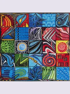 helline home Tapis|Paillassons<Paillasson fabriqué d'après un projet d'artiste