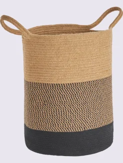 helline home Petits Rangements|Accessoires De Bain<Panier à linge véritable produit naturel, variations de couleur et de tailles possibles