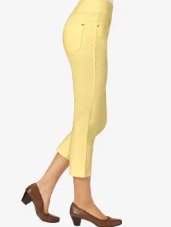 Collection L Pantalons<Pantacourt féminin en qualité bengaline