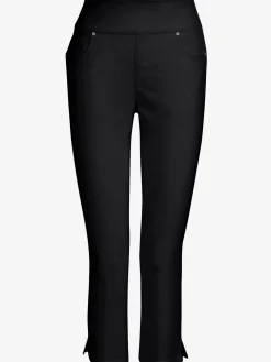 Collection L Pantalons<Pantacourt féminin en qualité bengaline