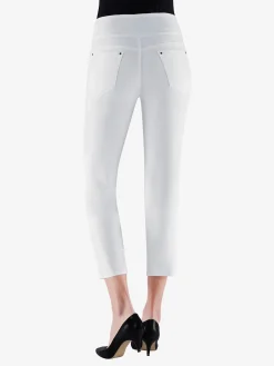 Collection L Pantalons<Pantacourt féminin en qualité bengaline