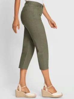 Pantalons<Pantalon 3/4 76% coton