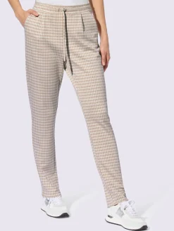 Rick Cardona Pantalons<Pantalon à carreaux jersey moelleux