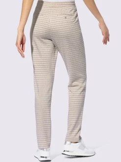 Rick Cardona Pantalons<Pantalon à carreaux jersey moelleux