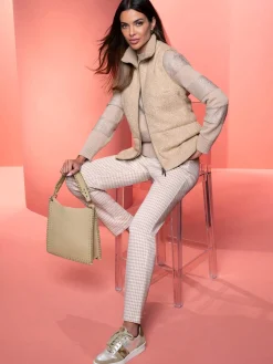 Rick Cardona Pantalons<Pantalon à carreaux jersey moelleux