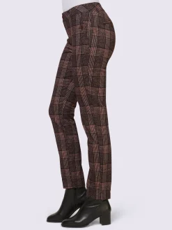 Rick Cardona Pantalons<Pantalon à carreaux élasthanne