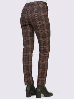 Rick Cardona Pantalons<Pantalon à carreaux élasthanne