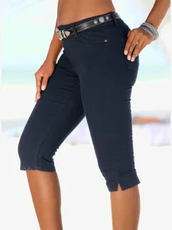 Beachtime Pantalons<Pantalon 3/4 coupe 5 poches classique