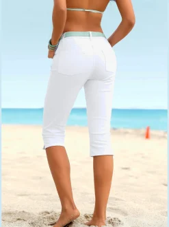 Beachtime Pantalons<Pantalon 3/4 coupe 5 poches classique