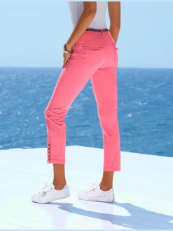 Linea Tesini Pantalons<Pantalon 7/8 coupe skinny