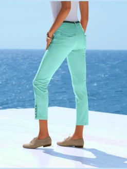 Linea Tesini Pantalons<Pantalon 7/8 coupe skinny