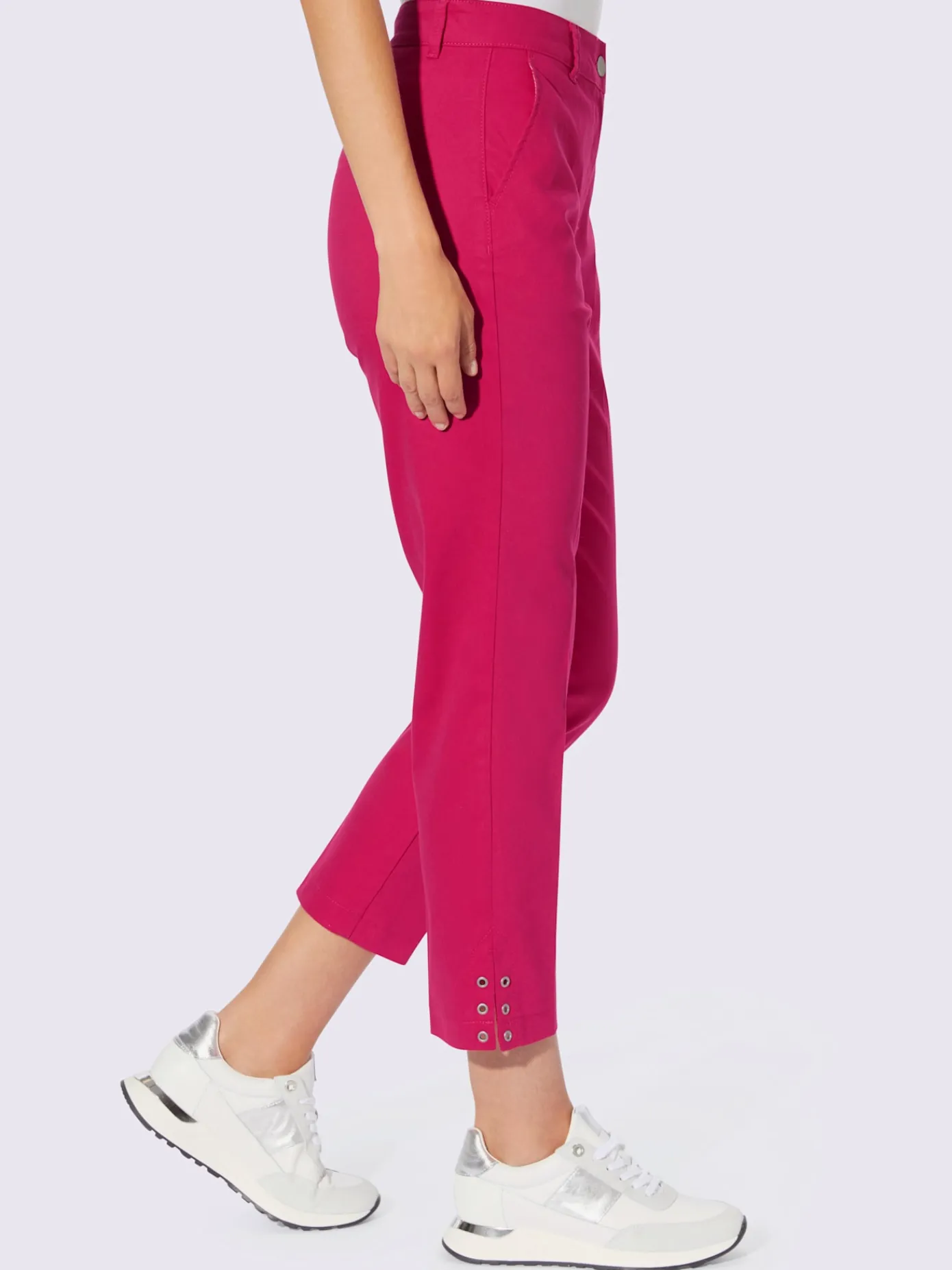 Rick Cardona Pantalons<Pantalon 7/8 œillets au bas des jambes