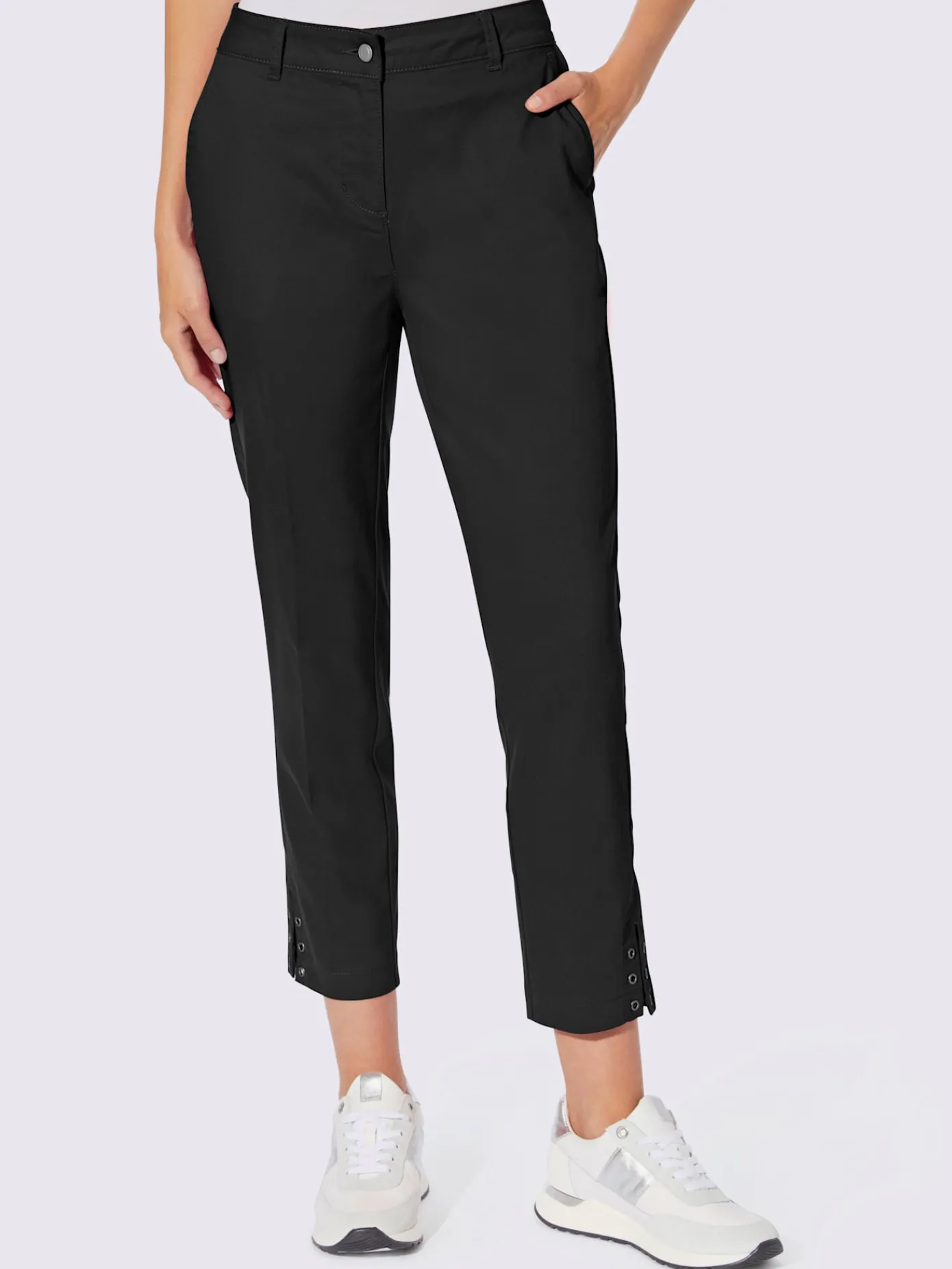 Rick Cardona Pantalons<Pantalon 7/8 œillets au bas des jambes