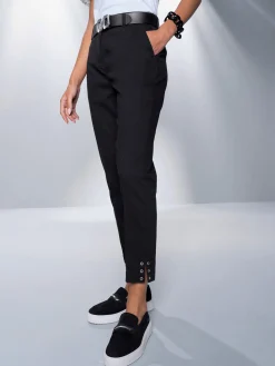 Rick Cardona Pantalons<Pantalon 7/8 œillets au bas des jambes