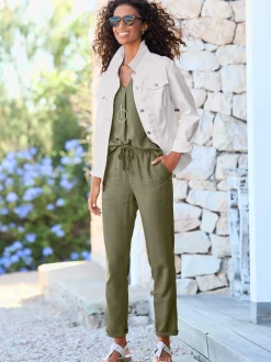 Best Connection Pantalons<Pantalon 55% lin