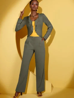 Creation L Pantalons<Pantalon à pinces entretien facile