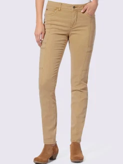 Linea Tesini Pantalons<Pantalon 5 poches 96% coton