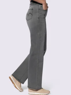 Linea Tesini Pantalons<Pantalon 5 poches coupe droite aux jambes