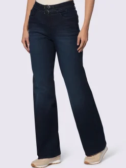 Linea Tesini Pantalons<Pantalon 5 poches coupe droite aux jambes