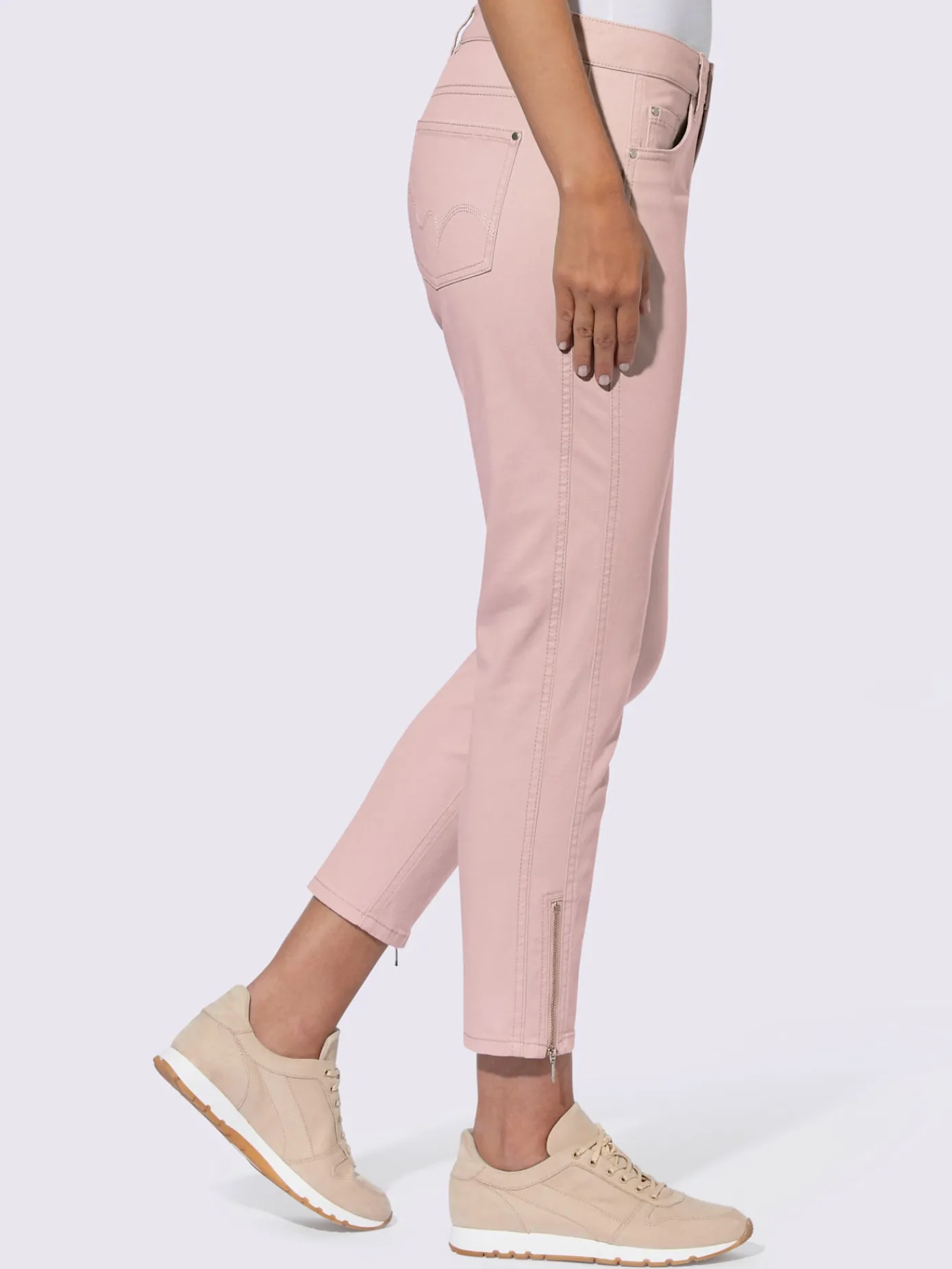 Linea Tesini Pantalons<Pantalon 5 poches empiècements latéraux affinants