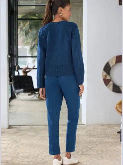 LASCANA Pantalons<Pantalon 7/8 poches fendues pratiques