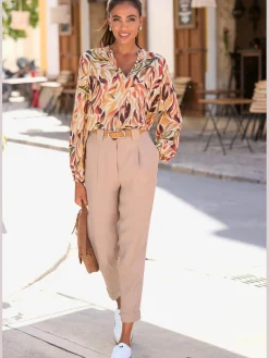 LASCANA Pantalons<Pantalon 7/8 poches fendues pratiques