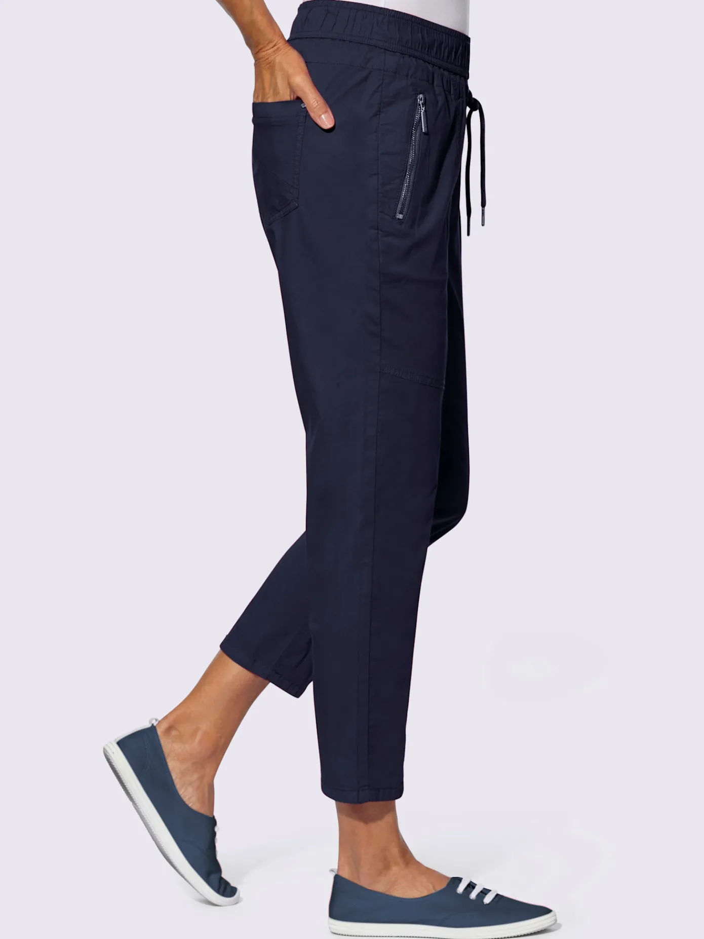 Collection L Pantalons<Pantalon 7/8 qualité coton